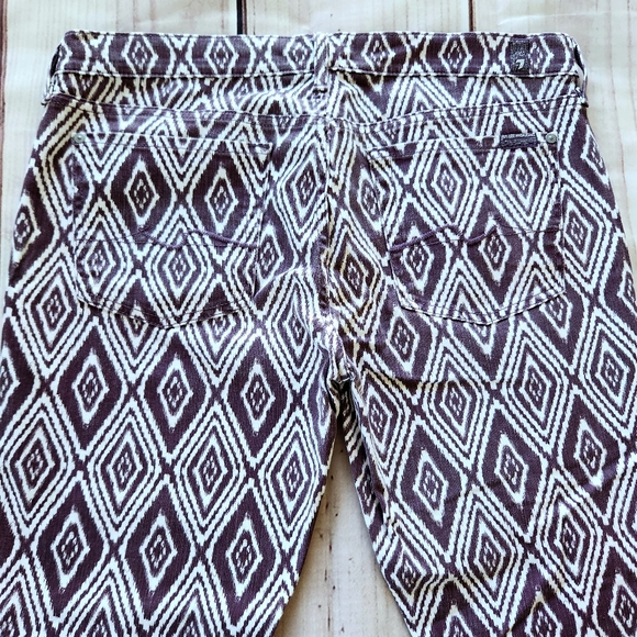 7 For All Mankind "Cropped Gwenevere" Ankle Skinny Pattern Pant, Women's Size 32 - Picture 8 of 12